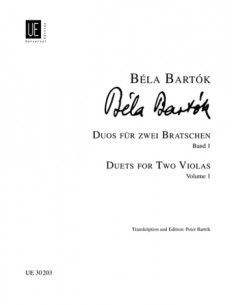 BARTOK B.-Duos Vol.1 für 2 Bratschen (P.Bartok)