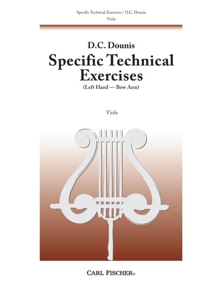 DOUNIS D.C.-Specific Technical Exercises for Viola