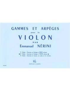 NERINI E.-Escalas y Arpegios 2º para Violin