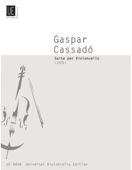 CASSADO G.-Suite (1926) pour violoncelle