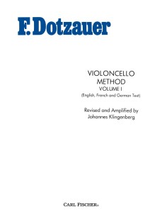 DOTZAUER J.J.F.-Methode Vol.1 für Violoncello (Klingenberg)