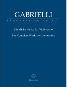 GABRIELLI D.-Obra Completa para Violoncello (Urtext) (Hoffmann)