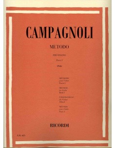 CAMPAGNOLI B.-Method Vol.1 pour violon (polo)
