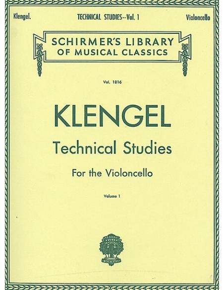 KLENGEL J.-Studi tecnici completi per violoncello