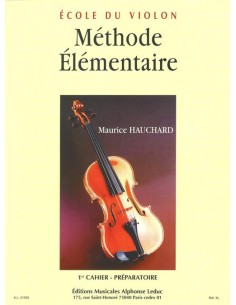 HAUCHARD M.-Methode Elementaire Vol.1: Elemental para Violin