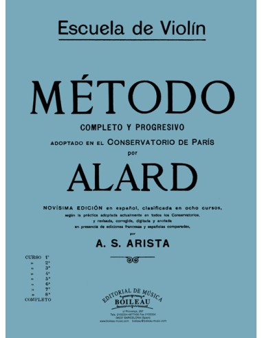 ALARD D.-7ème Méthode pour violon
