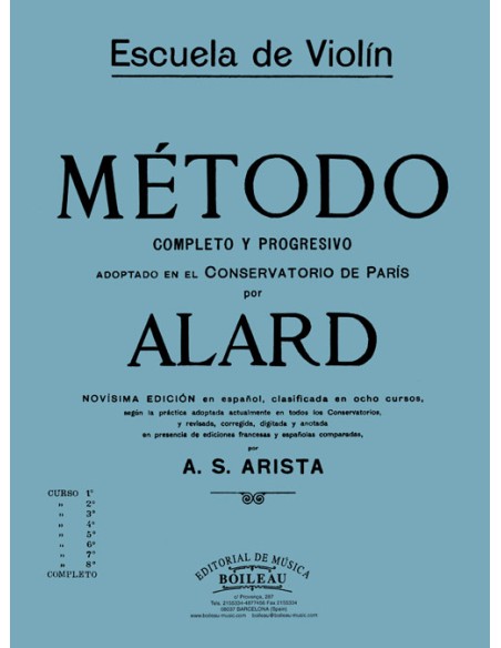 ALARD D.-7th Method for Violin