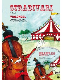 ALFARAS J.-Stradivari Vol.2 (Method) for Cello (Inc. CD) (Catalan Ed.)
