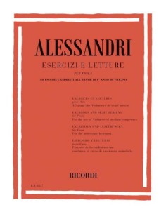 ALESSANDRINI G.-Exercices de lecture pour alto