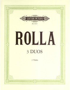 ROLLA A.-Duos (3) para 2 Violas