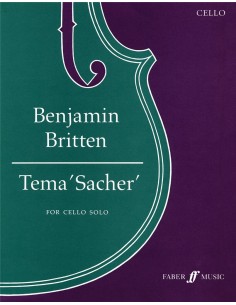 BRITTEN B.-Tema "Sacher" para Violoncello