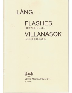 LANG I.-Flashes para Violin
