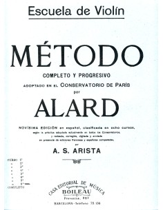 ALARD D.-Metodo 8º para Violin