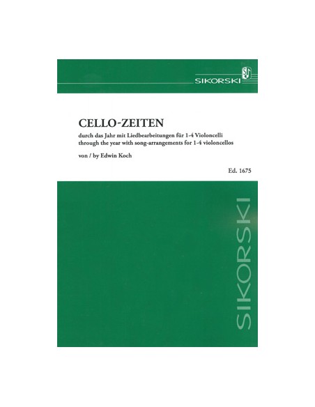 KOCH E.-Cello Zeiten para 4 Violoncellos
