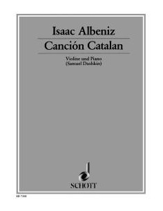 ALBENIZ I.-Capricho Catalan de "España Op.165" para Violin y Piano (Dushkin)