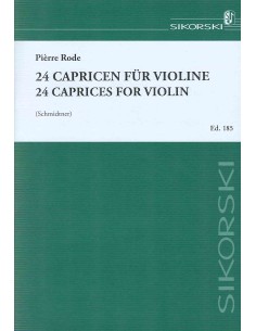 RODE P.-Caprichos (24) para Violin (Schmidtner)