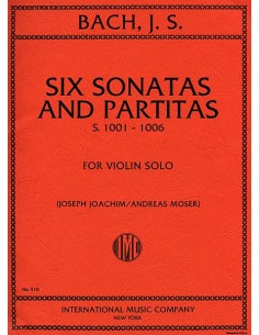 BACH J.S.-Sonatas y Partitas para Violin (Joachim/Moser)