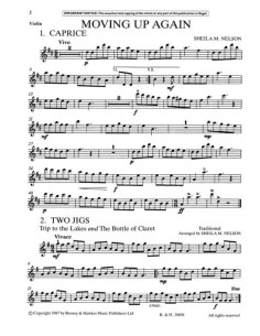 NELSON S.M.-Moving Up Again para Violin