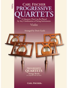 GAZDA D.-Progressive Quartets for Violin para Violin