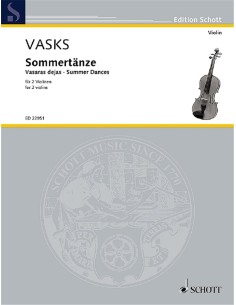 VASKS P.-Danze estive per 2 violini