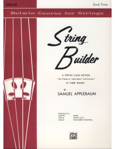 APPLEBAUM S.-String Builder 3º para Violoncello