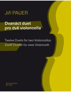 PAUER J.-Duetos (12) para 2 Violoncellos