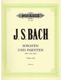 BACH J.S.-Sonatas y Partitas para Violin (Urtext) (Flesch)