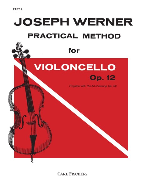 WERNER J.-Practical Method Op.12 Vol.2 for Cello