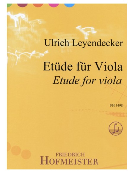 LEYENDECKER U.-Etude for Viola