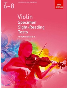 ABRSM-Specimen Sight Reading Tests Gradi 6/8 per violino