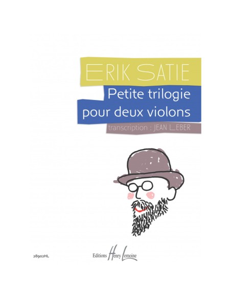 SATIE E.-Petite Trilogie para 2 Violines (Leber)
