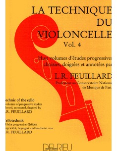 FEUILLARD L.R.-Technique 4º pour violoncelle