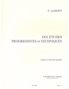 ALBERTI F.-Etudes Progressives et Techniques (10) para Arpa Celtica