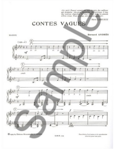 ANDRES B.-Contes Vagues per arpa