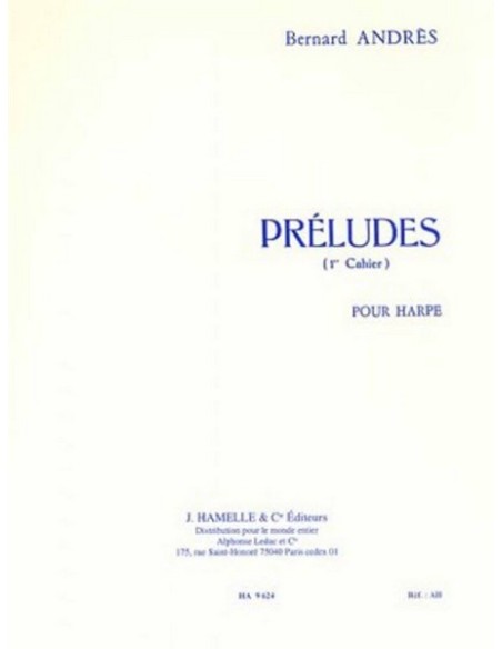ANDRES B.-Preludi Vol.1 per arpa