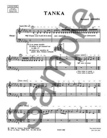 ANDRES B.-Tanka para Arpa