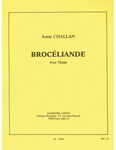 CHALLAN H.-Brocellande per arpa