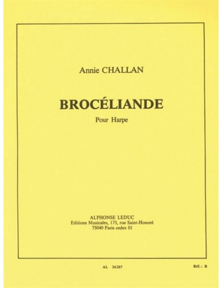 CHALLAN H.-Brocellande per arpa