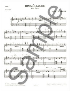 CHALLAN H.-Brocellande für Harfe 2