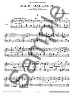 GOOSSENS E.-Balladen (2) für Harfe 2