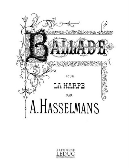 HASSELMANS A.-Ballade für Harfe