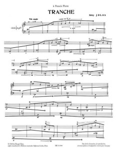 JOLAS B.-Tranche für Harfe 2