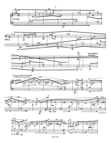 JOLAS B.-Tranche pour harpe