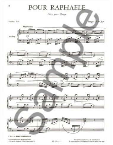 LANCEN S.-Pour Raphaele para Arpa