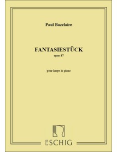 BAZELAIRE P.-Fantasiestuck para Arpa y Piano