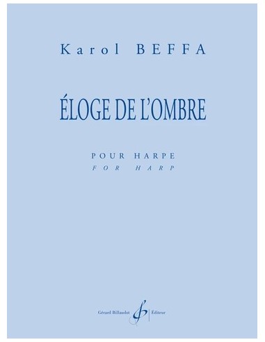 BEFFA K.-Elogue de l'ombre para Arpa