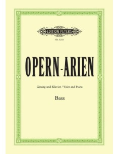 Arie d'Opera (36 arie) per basso e pianoforte