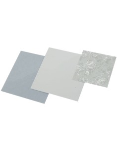 Golpeador Guitarra Clasica Adhesivo Med: 17x7 cm. Blanco 2