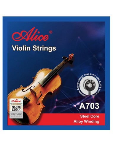 Alice 1/4 Violin Strings (a703a) (Complete Set)