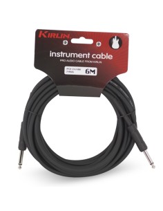 Cable Instrumento Kirlin ref.ipch241 Largo:10 metros, conexion:jack/jack 24 awg Standard Negro 2